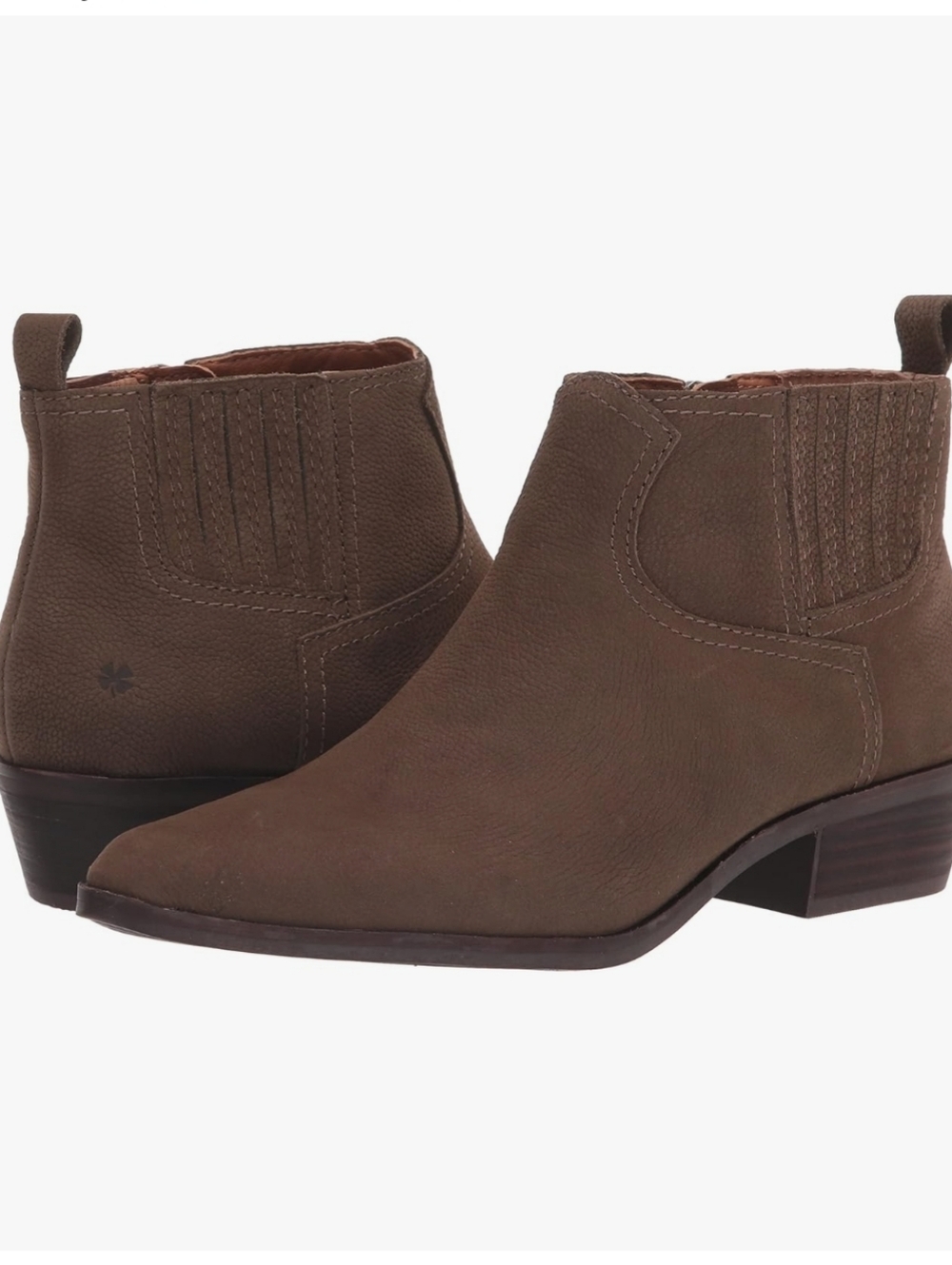 Lucky Brand Hikalli Carafe Nubuck Ankle Booties Size 9